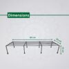 Black Heavy Duty Indoor & Outdoor and Balcony, Living Room and Garden Use