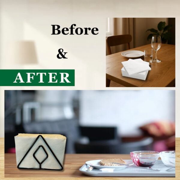 Stylish Napkin Holder for Kitchen, Bathroom, Dining & Restaurant Stylish Napkin Holder for Kitchen, Bathroom, Dining & Restaurant