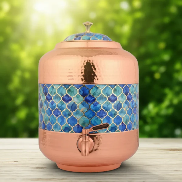 Handcrafted Copper Water Dispenser 11 Litre