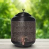 Pure Copper Water Dispenser 11 Litre with Leak-Proof Tap | Black Etching Design Copper Water Tank