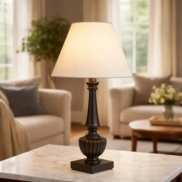 Classic Metal Table Lamp for Elegant Home Décor