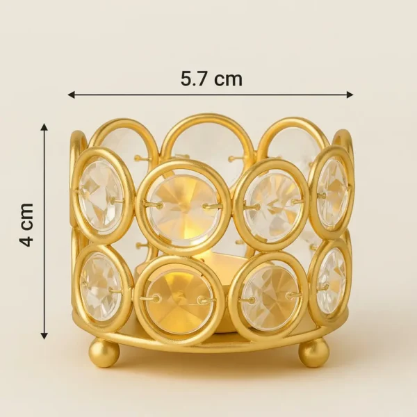 Crystal Tealight Candle Holder