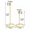 Golden Curve Taper Candle Holder