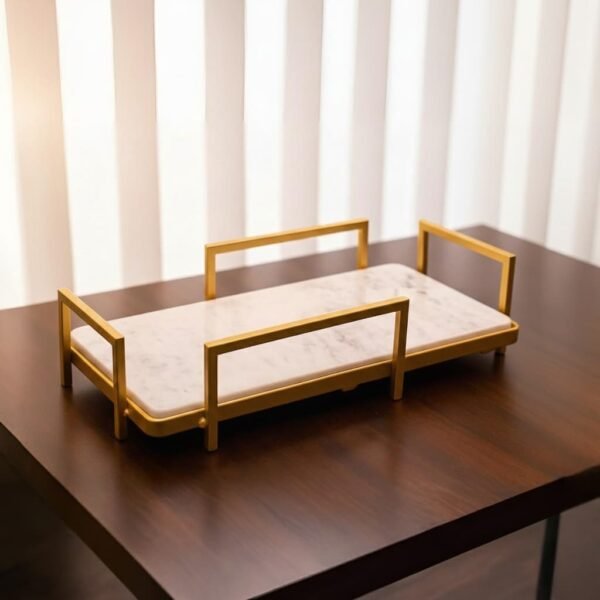 Rectangle White Marble Tray Rectangle White Marble Tray