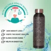 1 Litre Premium Copper Water Bottle with Antique Carved Design 2 1 Litre Premium Copper Water Bottle with Antique Carved Design