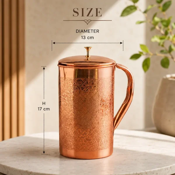 Copper Water Jug 3 Copper Water Jug