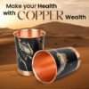 Premium-Copper-Water-Glass-Set-of-2-Black-Gold-Finish-with-Elegant-Red-Gift-Box-Pack-250-ML-1 Copper Black Printed Design Water Glass 250ML Set of 6