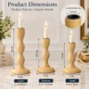 Beige Candle Holder for Home Décor