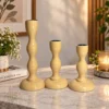 Beige Candle Holder for Home Décor
